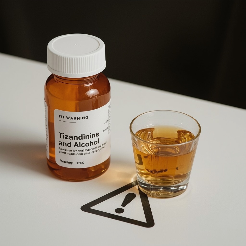 Tizanidine and alcohol: risks, interactions, and safety tips